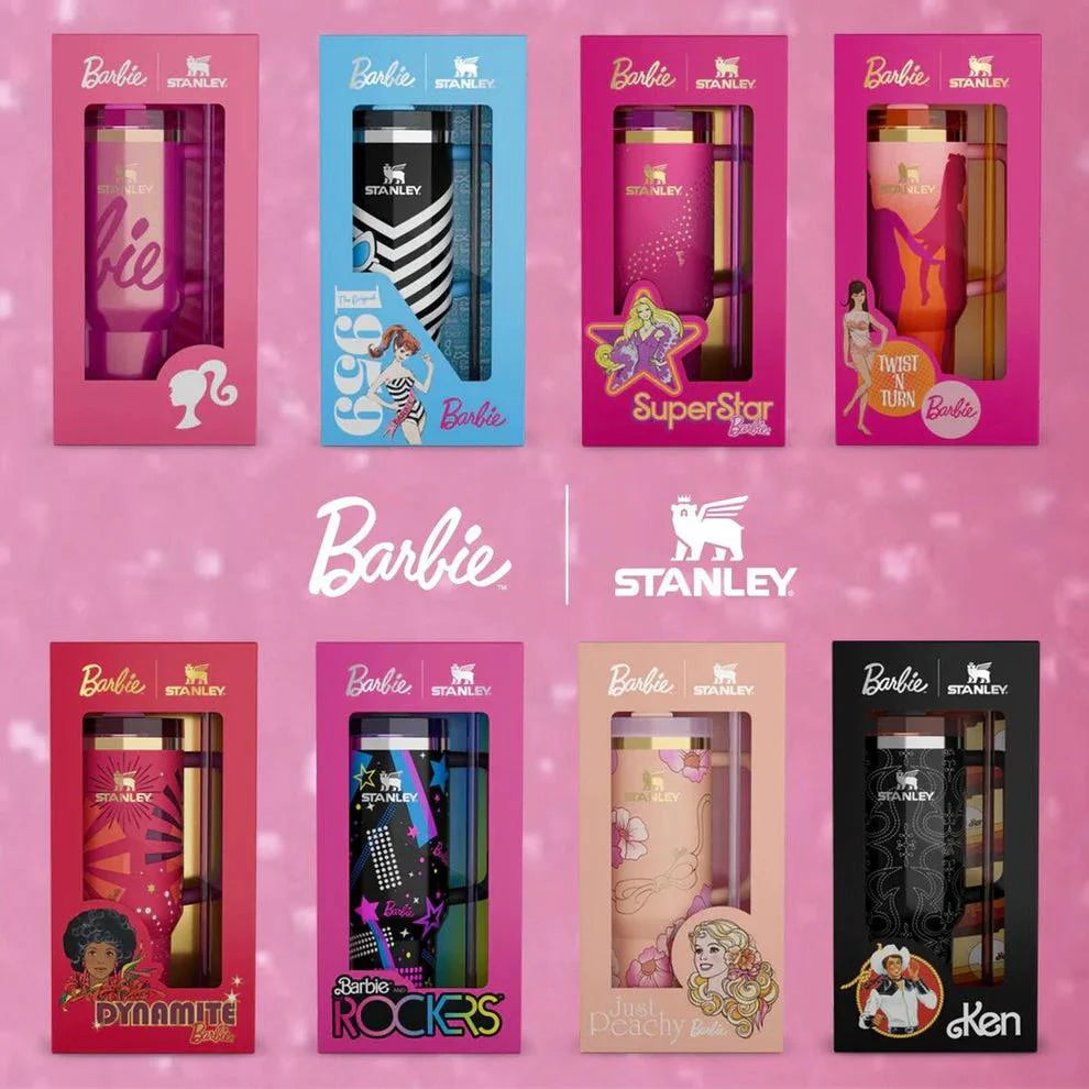 Cute Doll Barbie Stanley Tumbler Collection - Quencher 40 OZ
