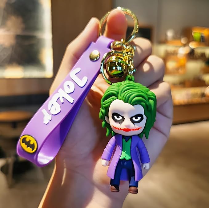 Joker Anime 3D Mould Rubber Keychain, Limited Edition Keychain