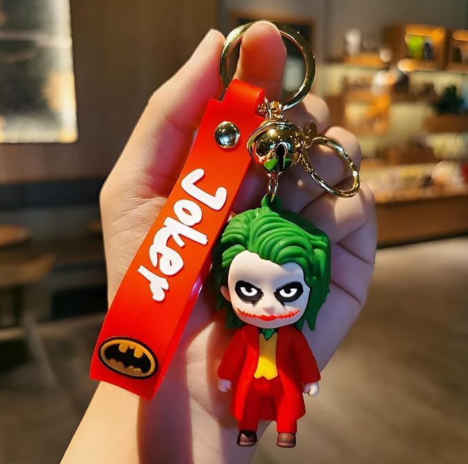 Joker Anime 3D Mould Rubber Keychain, Limited Edition Keychain
