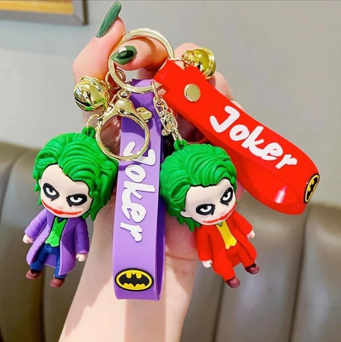 Joker Anime 3D Mould Rubber Keychain, Limited Edition Keychain