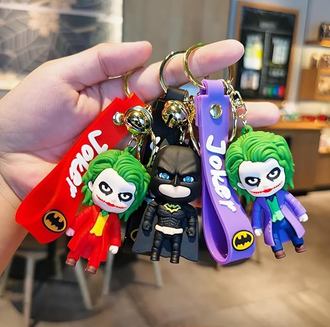 Joker Anime 3D Mould Rubber Keychain, Limited Edition Keychain