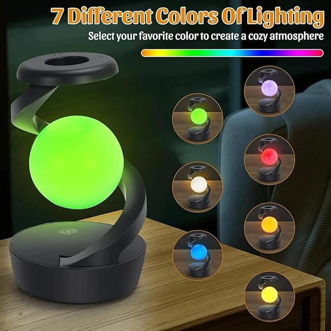 OrbitGlow Magnetic Levitating RGB Lamp