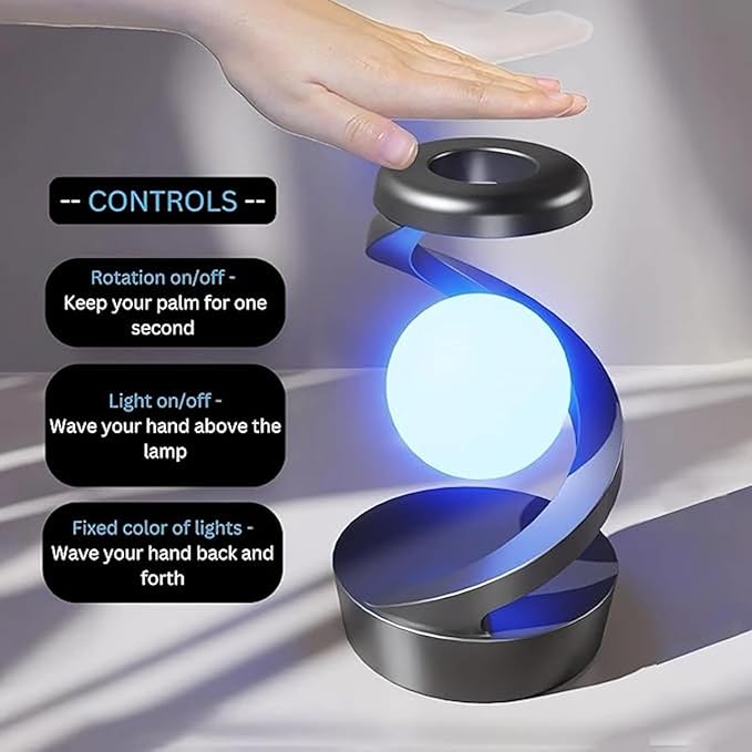 OrbitGlow Magnetic Levitating RGB Lamp