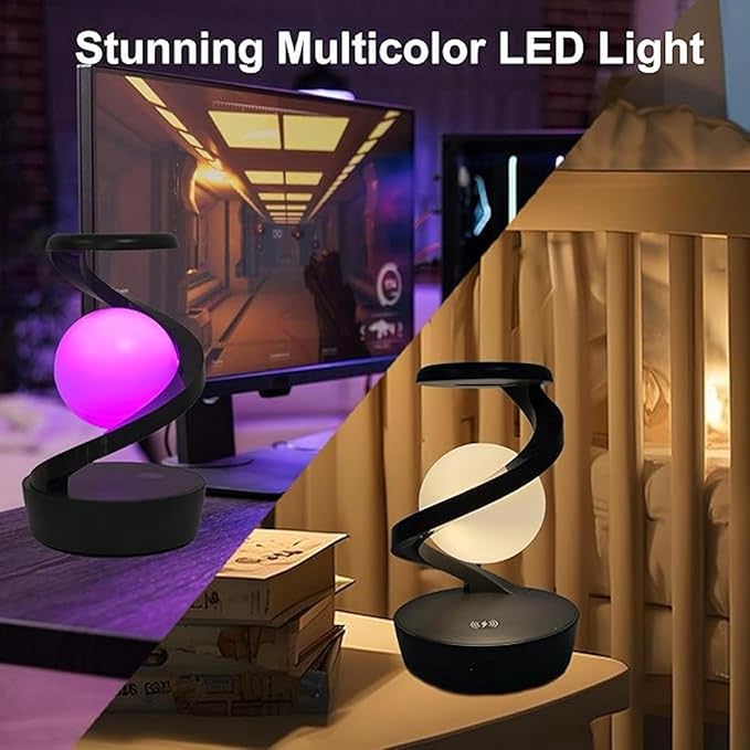 OrbitGlow Magnetic Levitating RGB Lamp