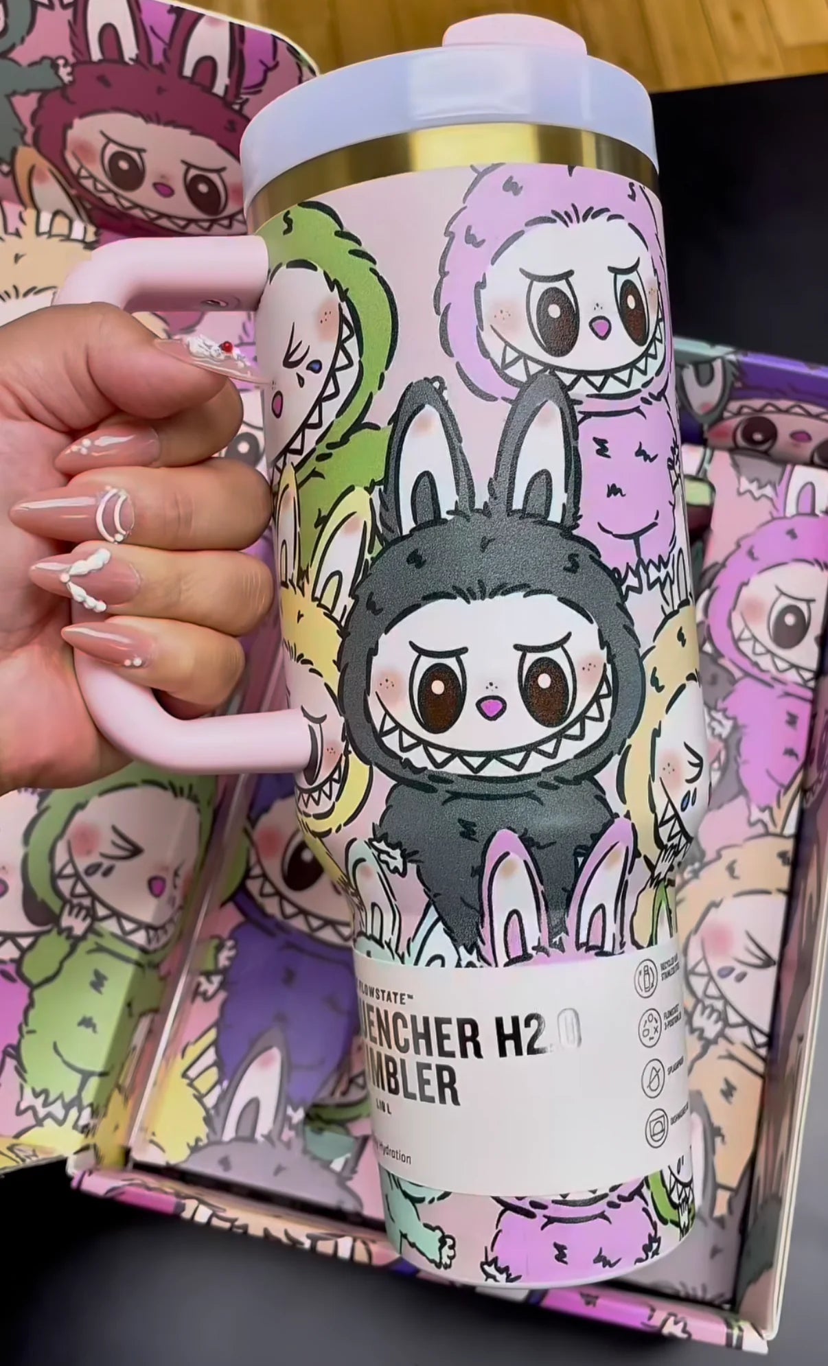 QUENCHER H2.0 STANLEY TUMBLER | 40 OZ ( Kawaii Collectible Bunny - LIMITED EDITION )