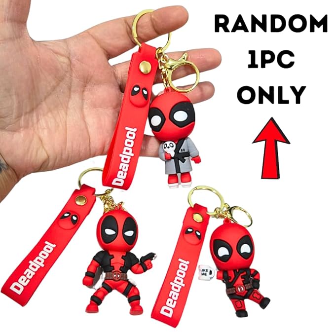 Deadpool Kawaii Keychain – Cute Pendant & Bag Charm