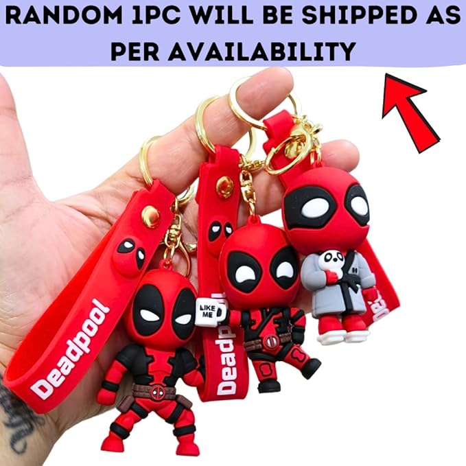 Deadpool Kawaii Keychain – Cute Pendant & Bag Charm