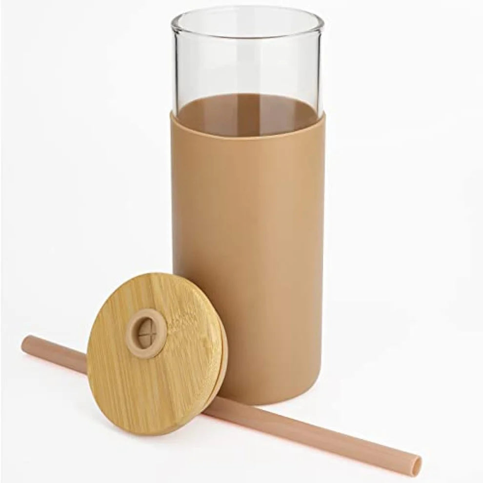 Borosilicate Glass Bottle Tumbler - 550 ml
