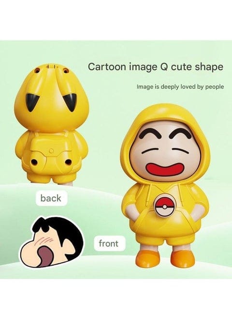 Shinchan Face Changing Keychain | Key Holder Cartoon Character | 3D Face Changing Model