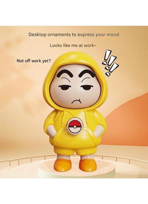 Shinchan Face Changing Keychain | Key Holder Cartoon Character | 3D Face Changing Model