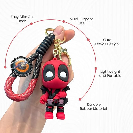 Deadpool Kawaii Keychain – Cute Pendant & Bag Charm